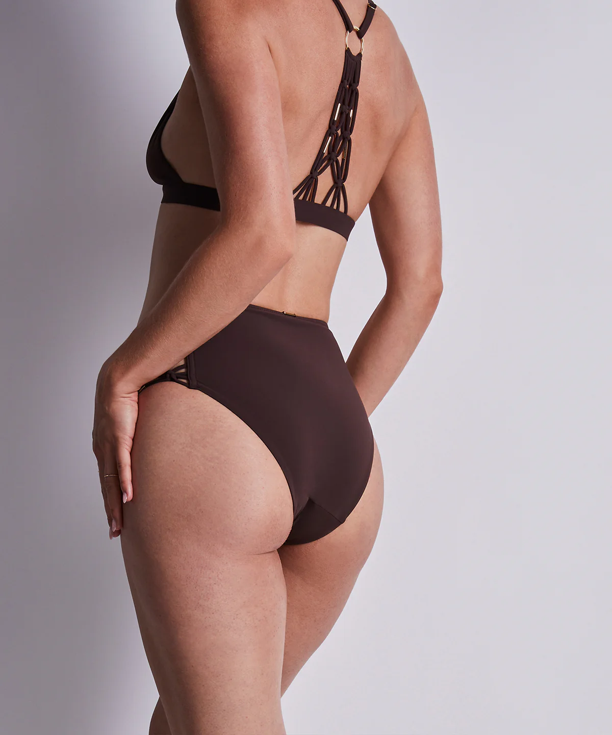 Gipsy Muse Bas de maillot de bain taille haute Henna - Image 6