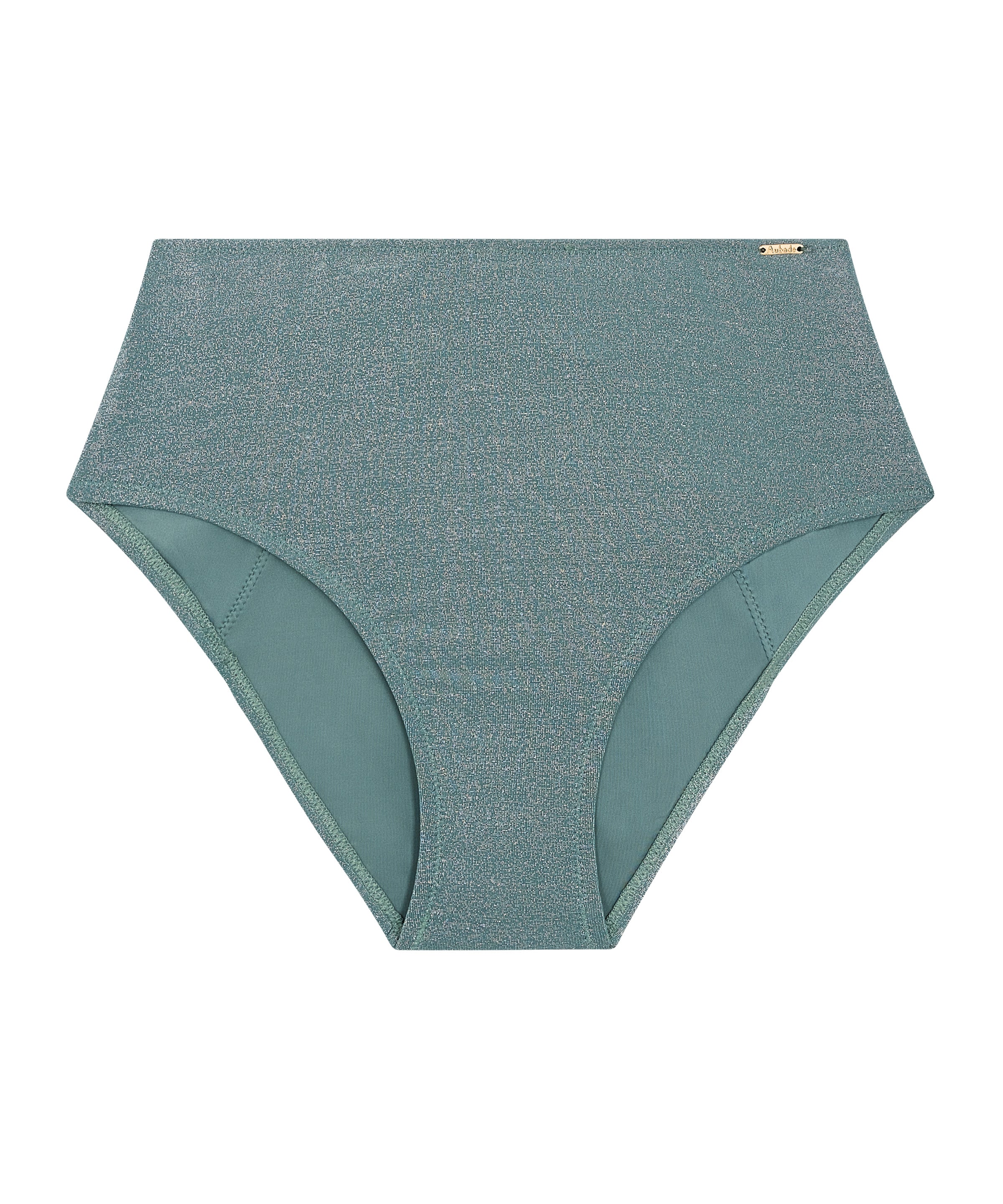 Summer Glow Bas de maillot de bain taille haute Aqua - Image 5