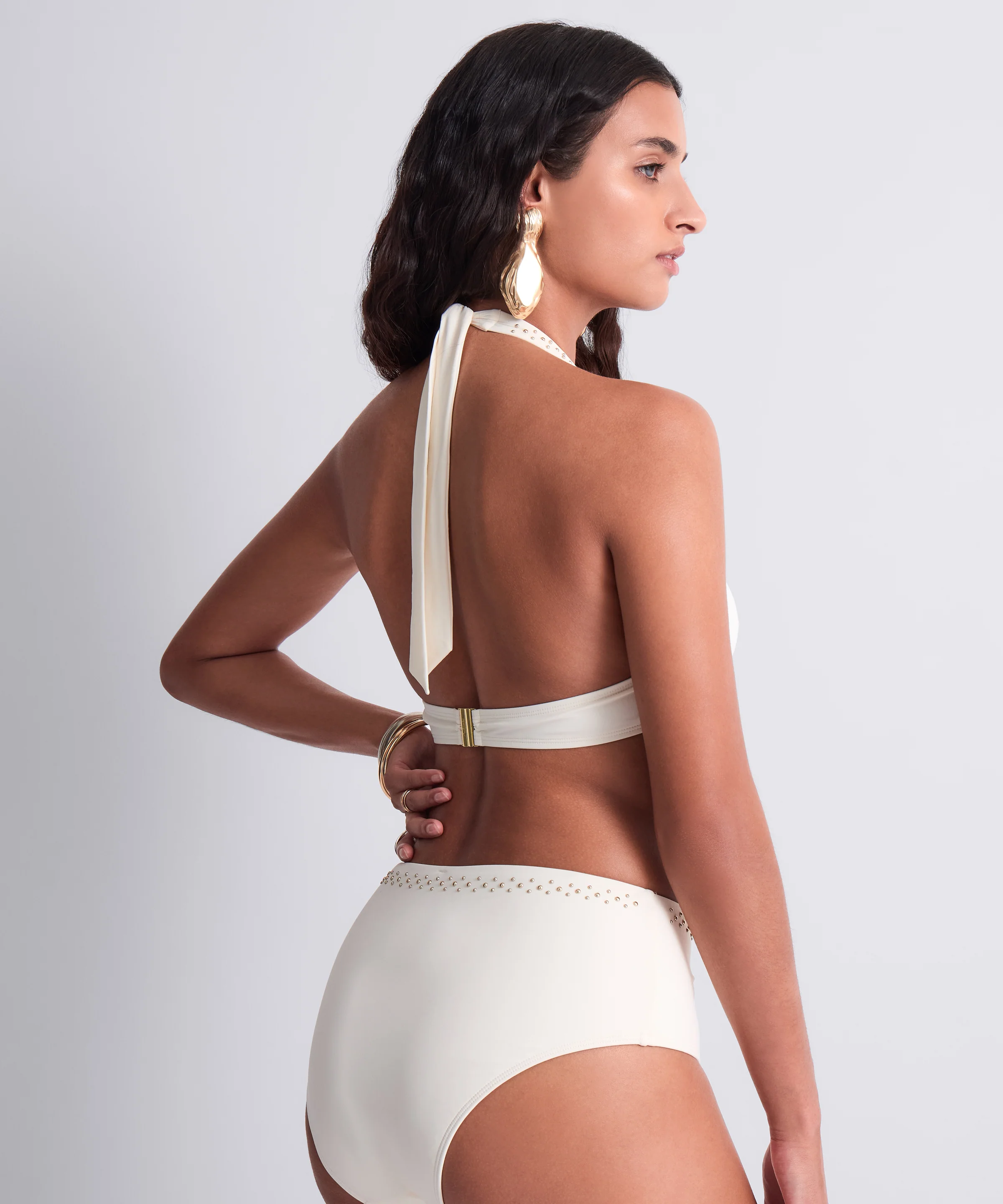 Summer Stars Bas de maillot de bain taille haute Sea Pearl - Image 3