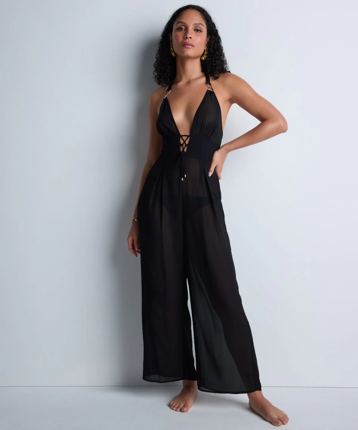 Beach Walk Combi-pantalon Black - Image 4