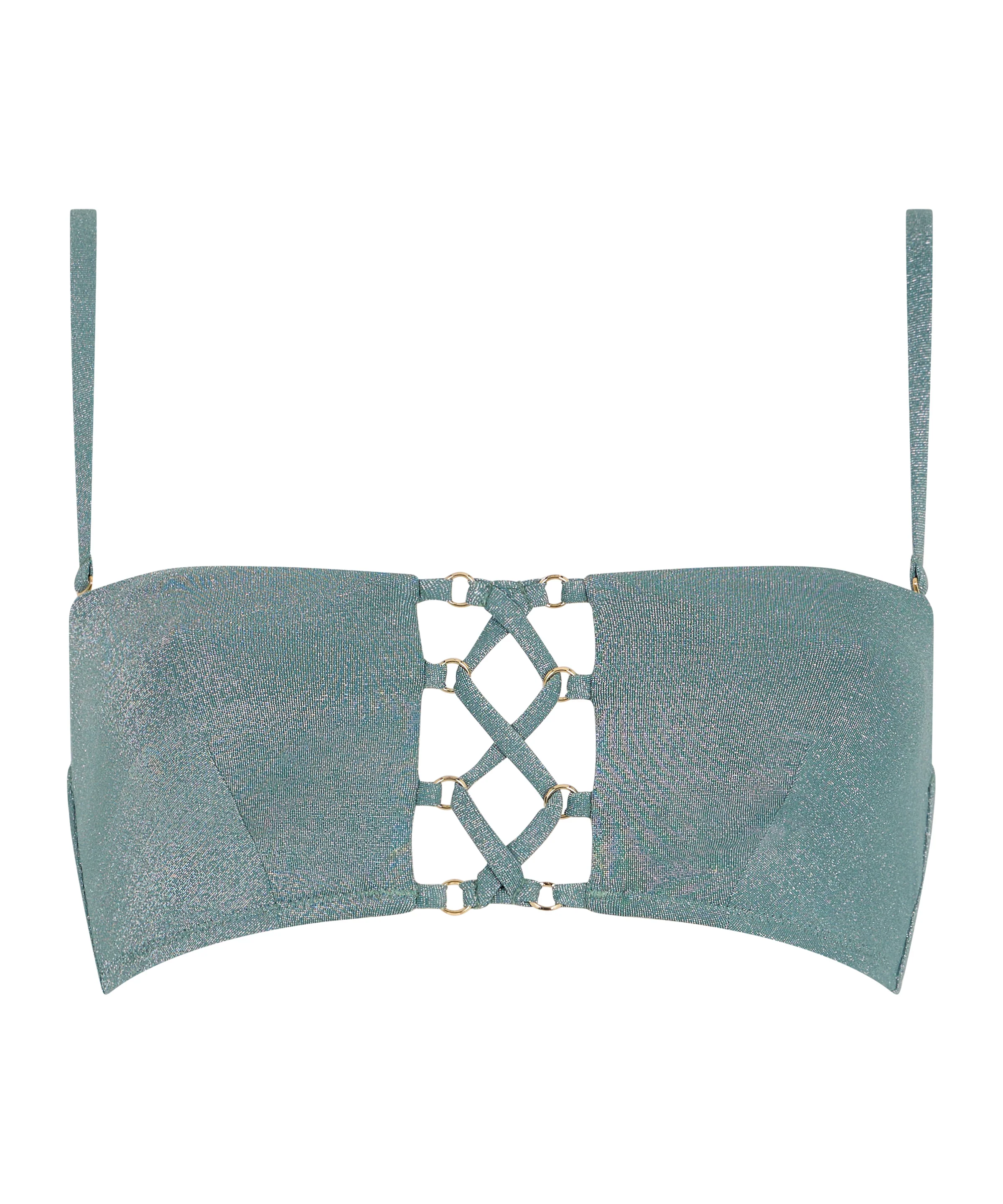Summer Glow Haut de maillot de bain Bandeau souple Aqua - Image 7