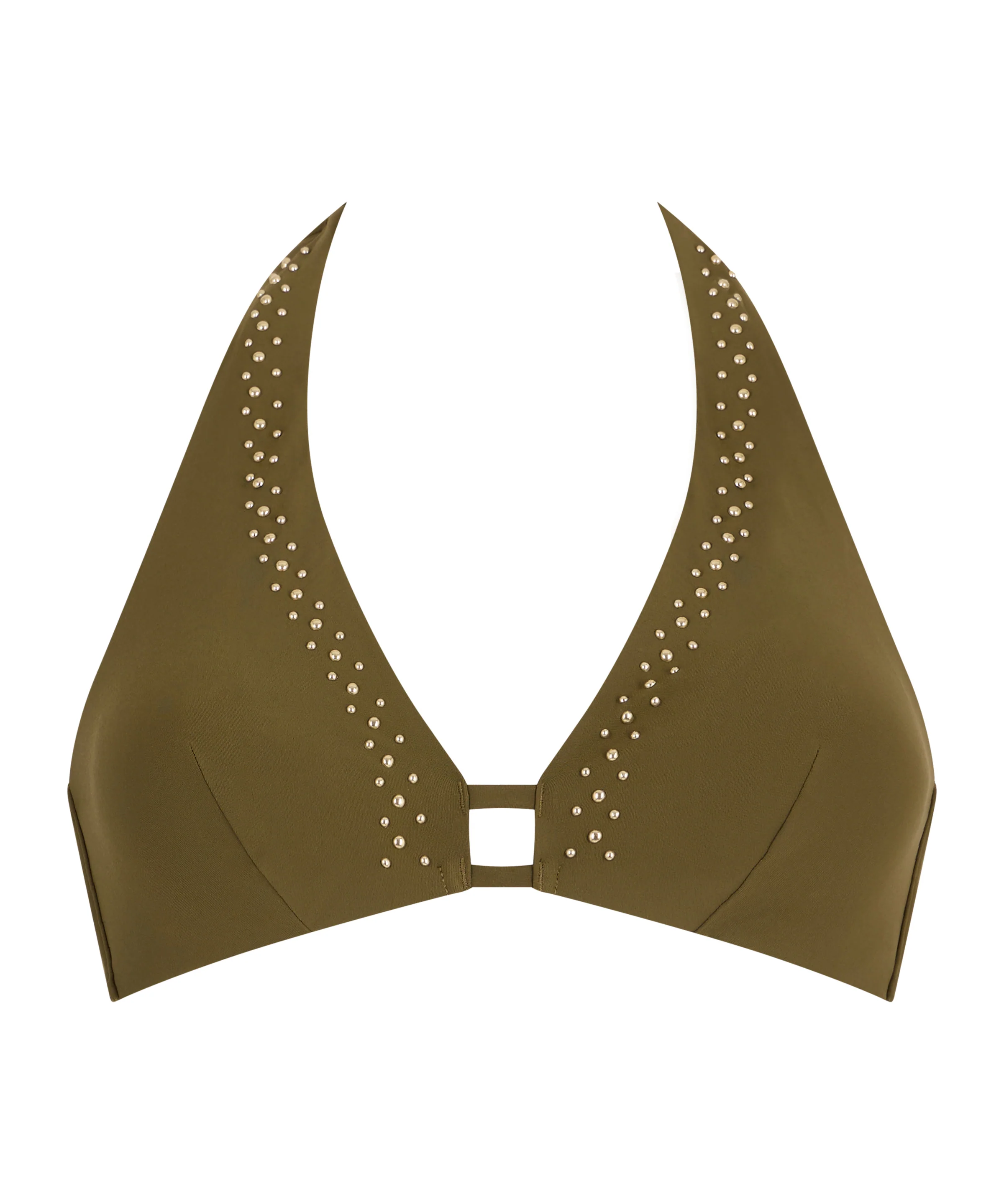 Summer Stars Haut de maillot de bain Triangle Khaki - Image 6