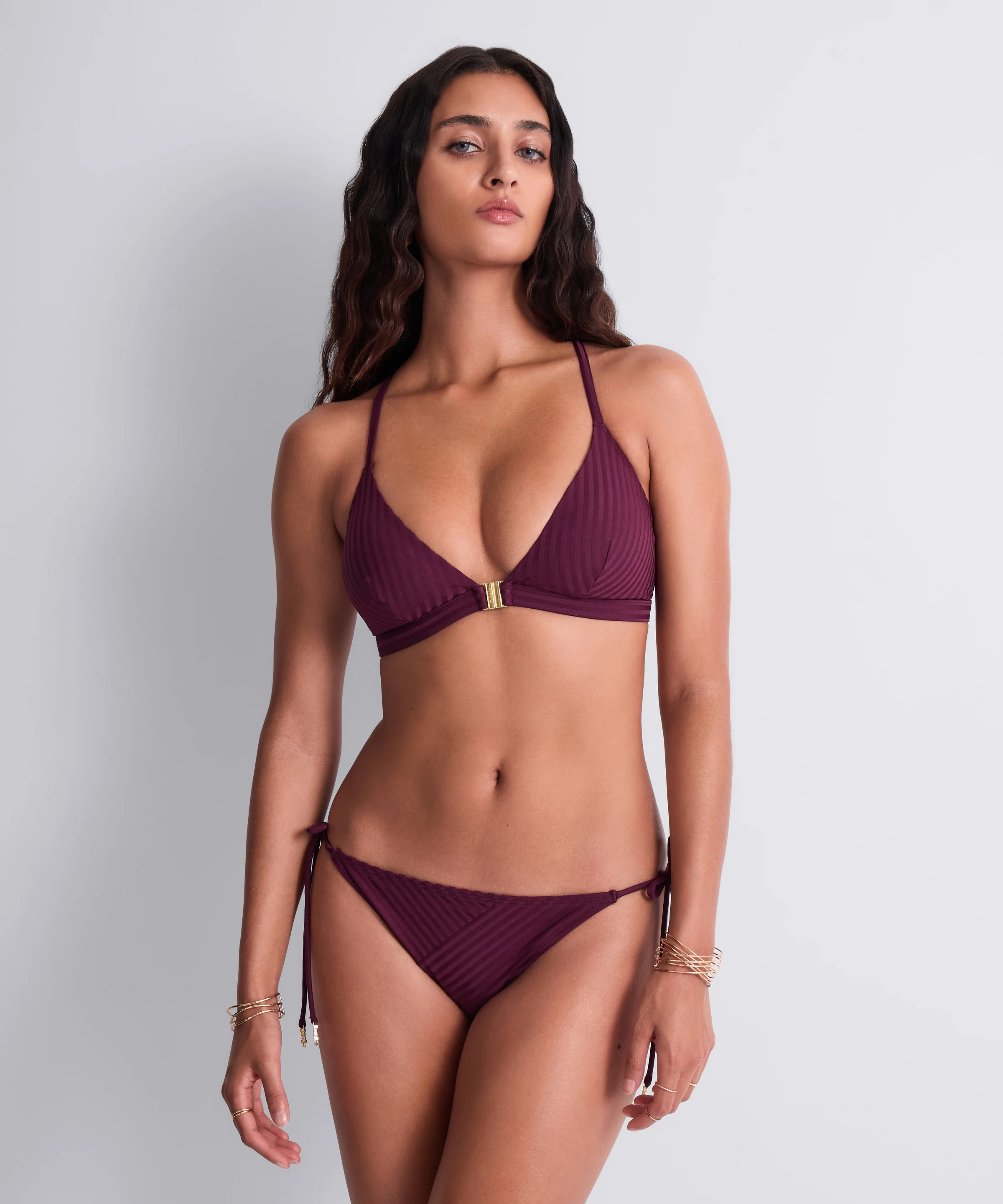 Sun Pop Haut de maillot de bain Triangle Açaï - Image 2