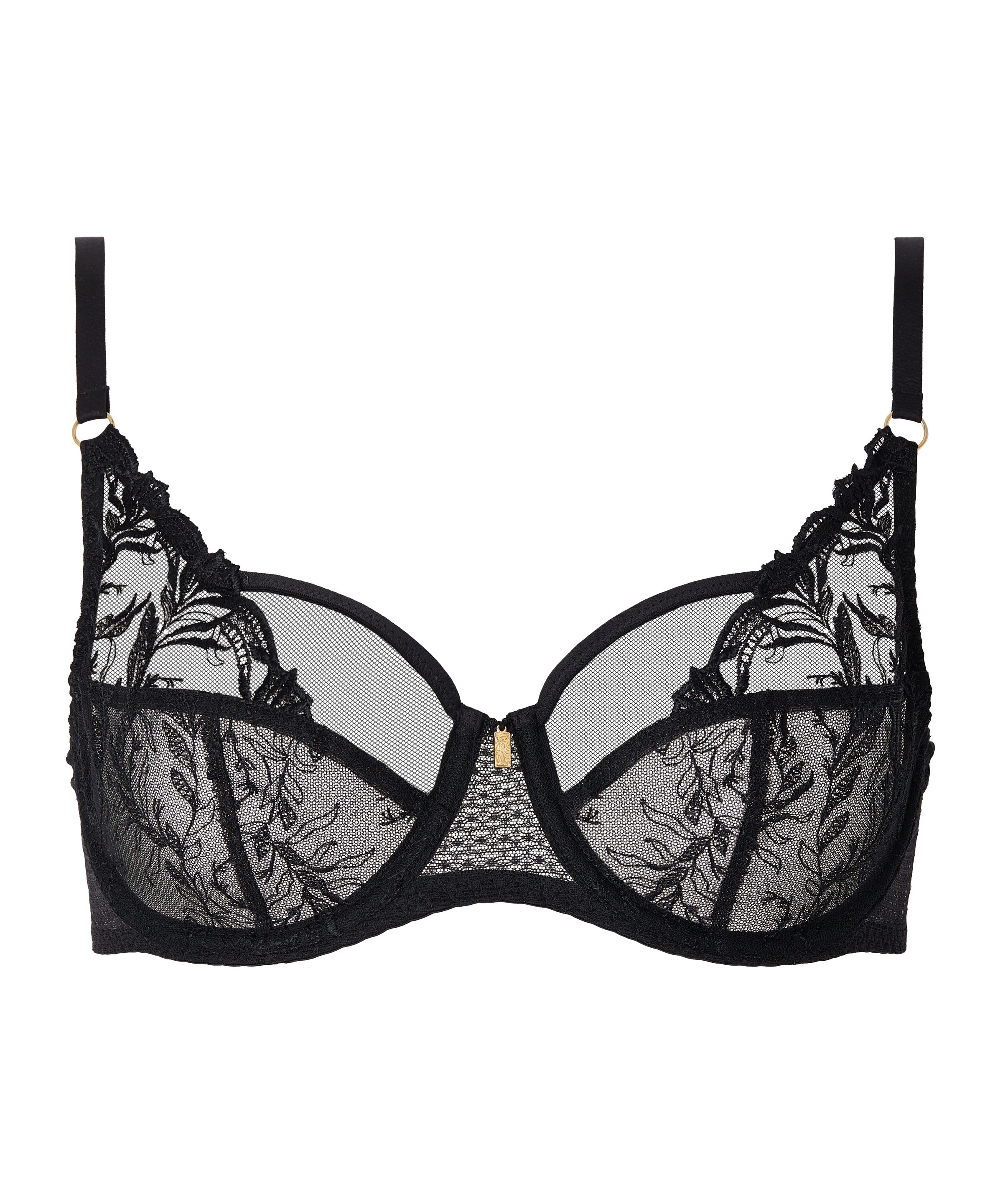 Hidden Treasure Soutien-gorge Emboîtant Foulard Black - Image 8