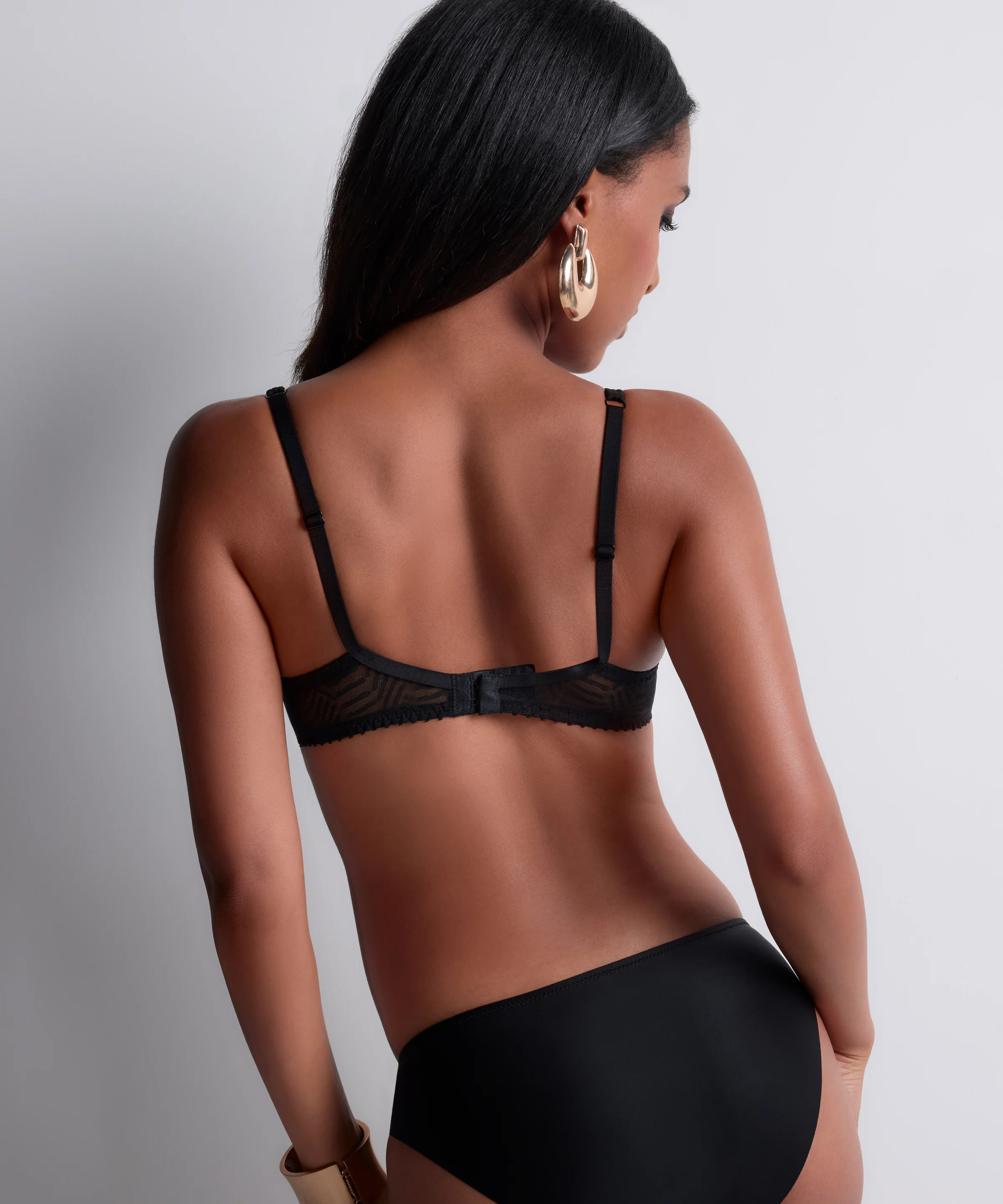 Vibes Soutien-gorge Emboîtant Foulard Black - Image 5