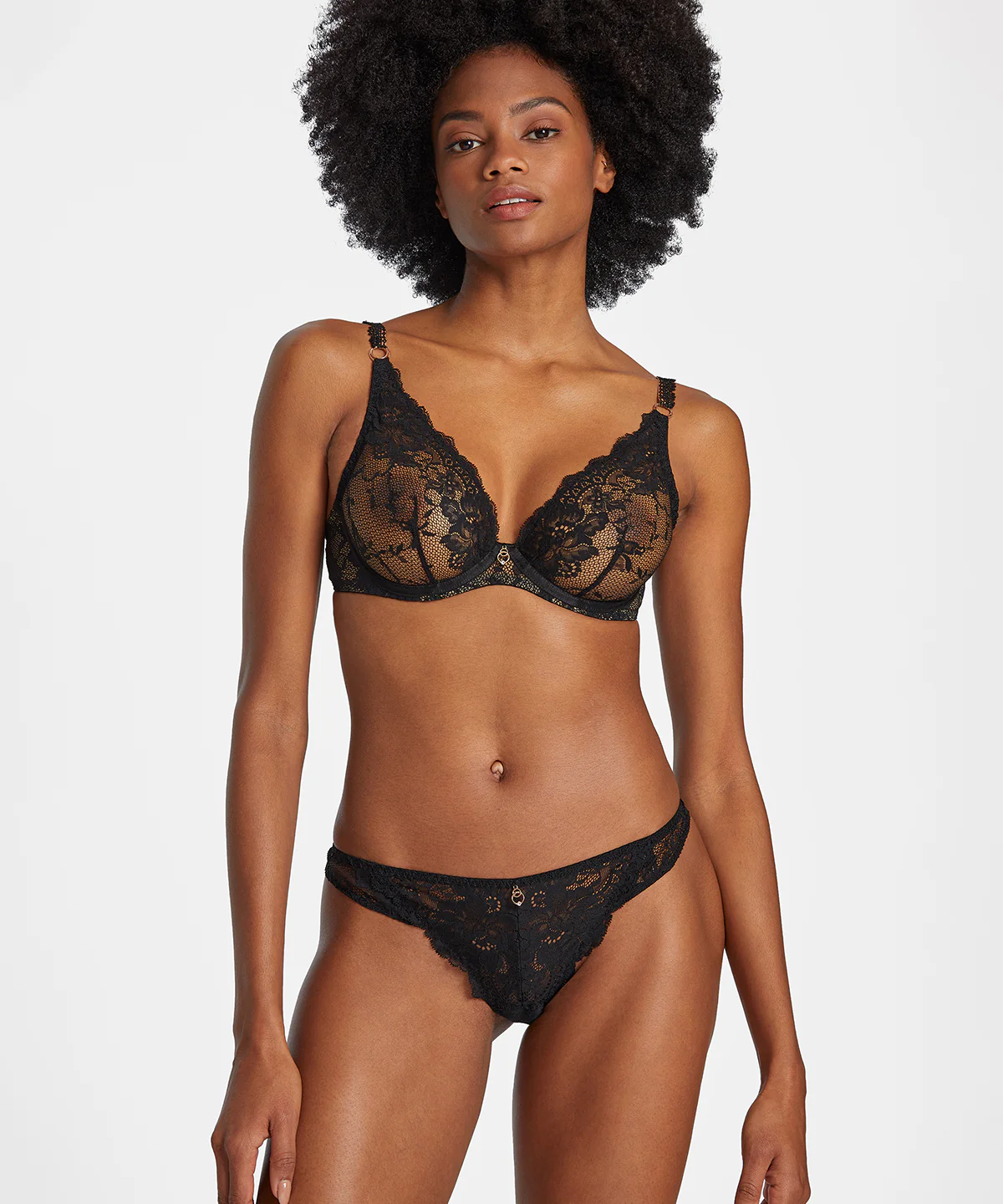 Night Bird Soutien-gorge Triangle avec armatures Black queen - Image 5