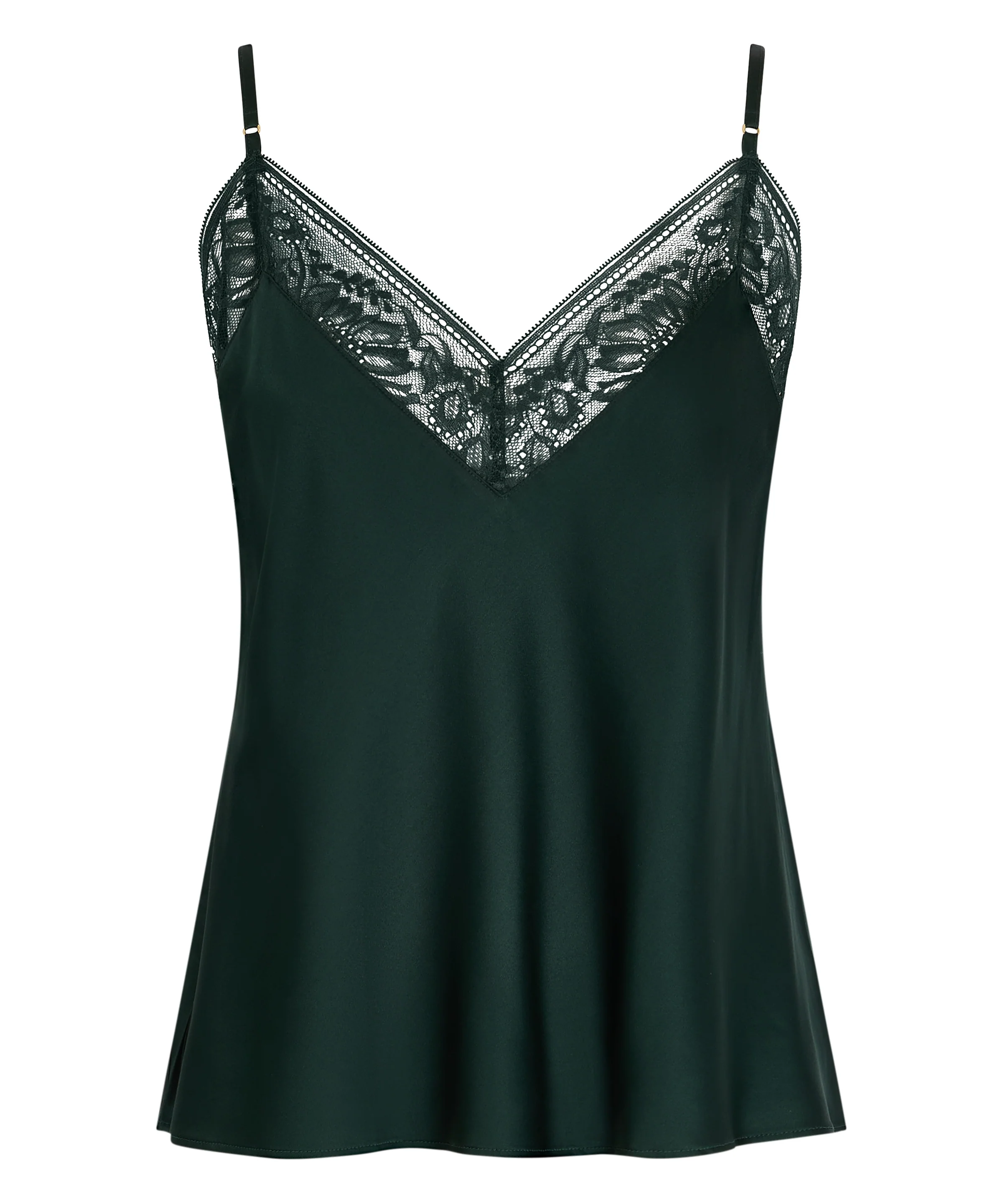 Midnight Whisper Top à fines bretelles Mysterious Green - Image 6